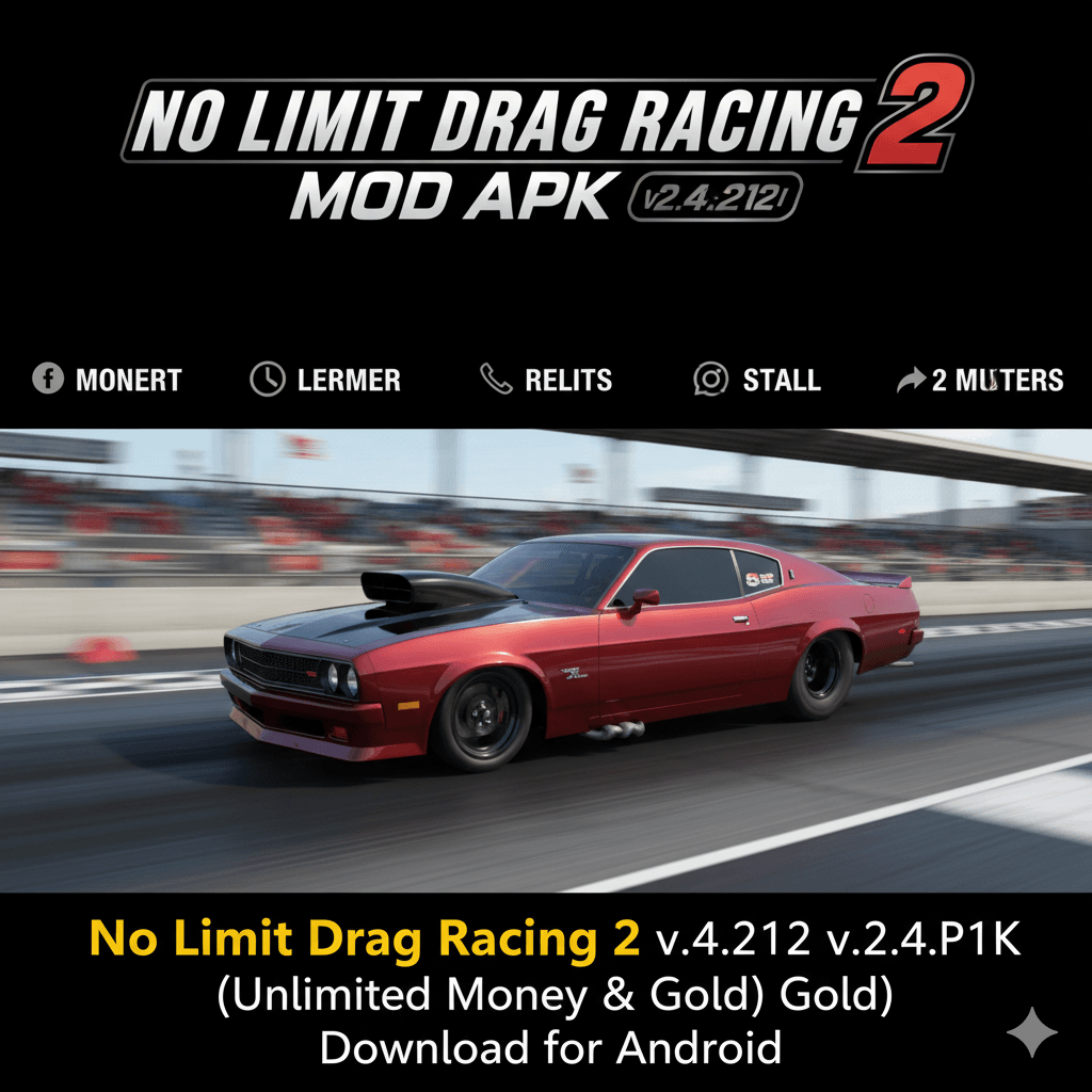 No Limit Drag Racing 2 MOD APK v2.4.212 (Unlimited Money & Gold) Download for Android