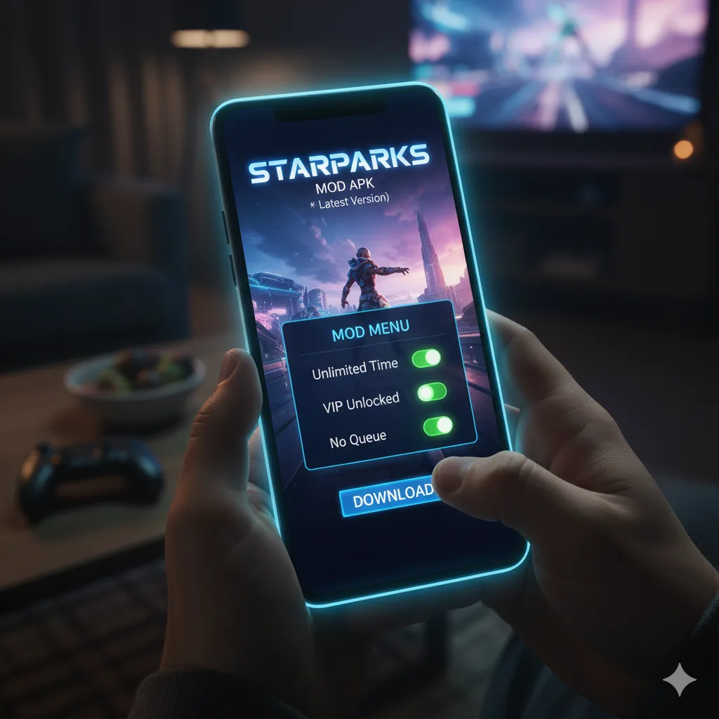 Starparks MOD APK (Unlimited Time, VIP Unlocked) Latest Version Download for Android